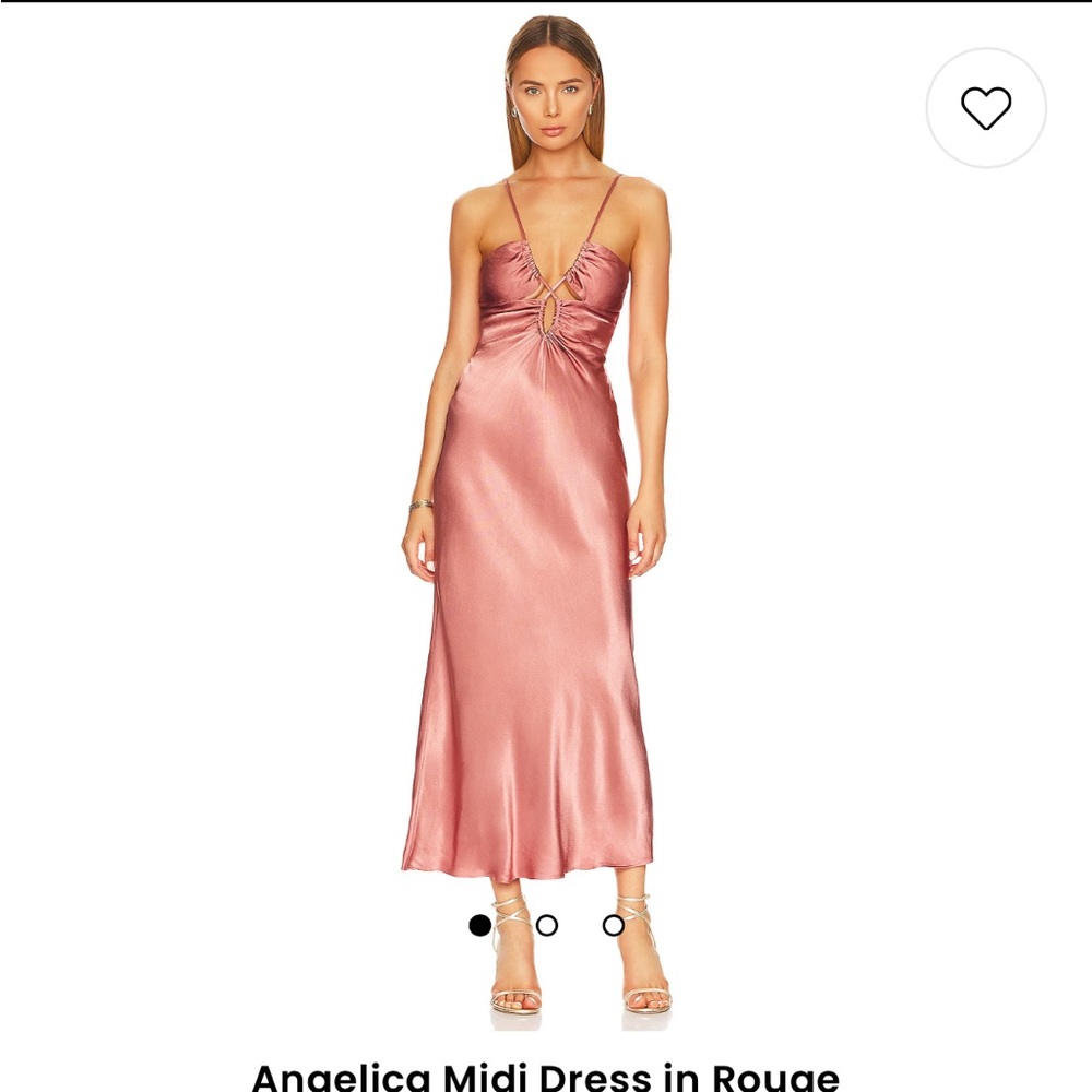Revolve Angelica Midi Dress in Rouge Shona joy